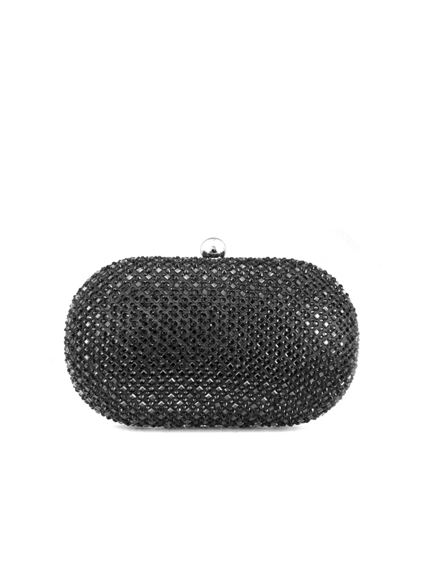 RCRK клач чанта от полиестер, овална форма, заключване, джоб за телефон