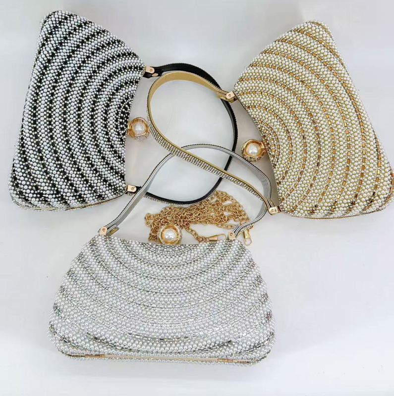 Jin ye fém vállklutch, zárás, zseb a mobiltelefon számára, tavasz 2025