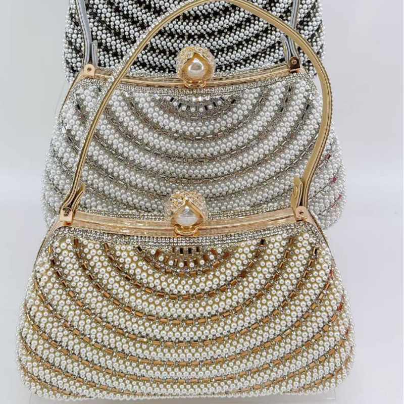 Jin ye fém vállklutch, zárás, zseb a mobiltelefon számára, tavasz 2025