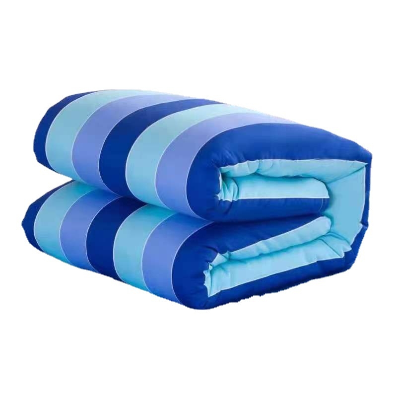 Fulani háromrészes kollégiumi ágyneműkészlet, 100% pamut, twill szövés, reaktív nyomtatás és festés, csíkos mintázat, szövet sűrűség 130x70