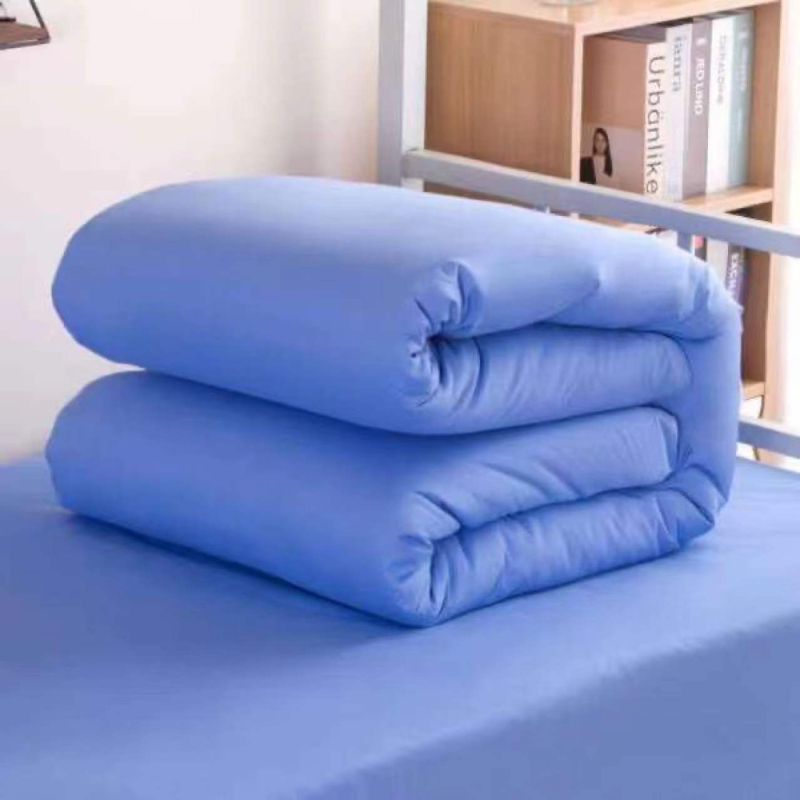 Fulani háromrészes kollégiumi ágyneműkészlet, 100% pamut, twill szövés, reaktív nyomtatás és festés, csíkos mintázat, szövet sűrűség 130x70