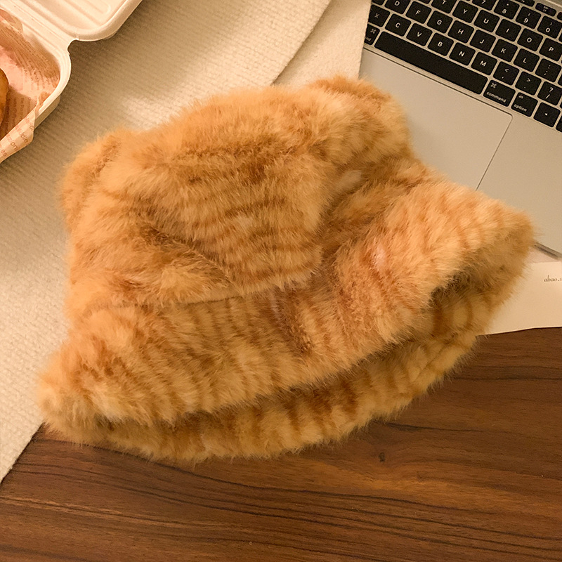 Двуетапен комплект: шапка и шал с тигро-леопардов принт, полиестер, съдържание 51–60%, дебел плюш, ветроустойчив, бродиран, миещ се, за есен и зима