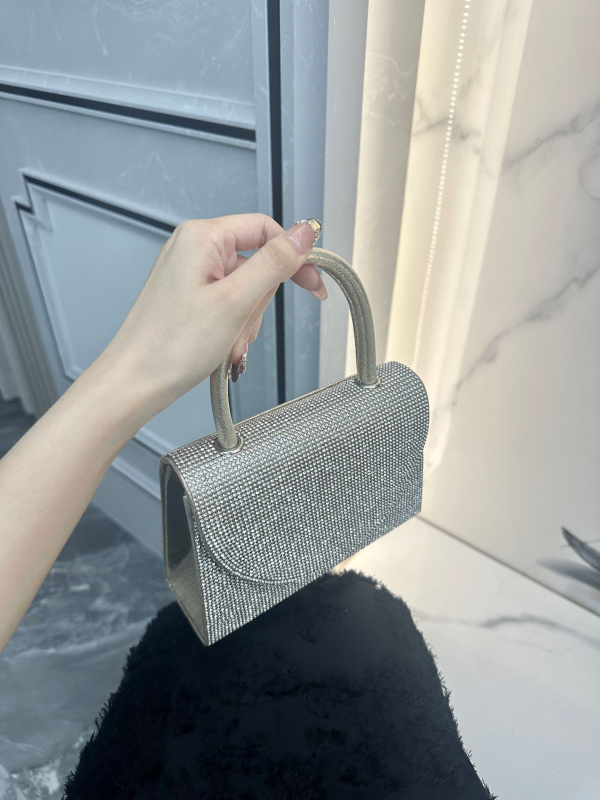 Clutch torbica s dijamantima za banket, večernja torba za žene od poliestera