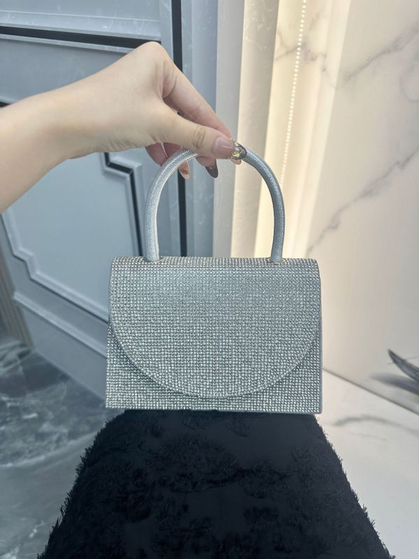Clutch torbica s dijamantima za banket, večernja torba za žene od poliestera