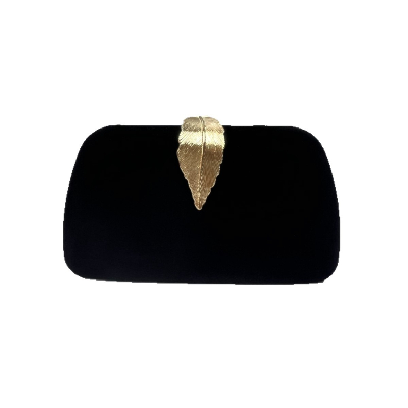 Velúr estélytáska, kis négyzet alakú forma, zárócsattal lezárható, telefontok, poliészter bélés