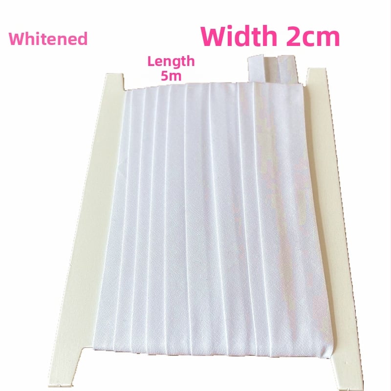 Bandă pentru margine, poliester-bumbac, 2 cm lățime, 5 m lungime, model TCB-2cm, pentru haine și textile de casă