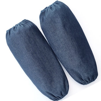 Denim oversleeves – bez rukava za zaštitu od zagađenja i dekontaminacije, moderan stil, jednofarbni uzorak, Shengda