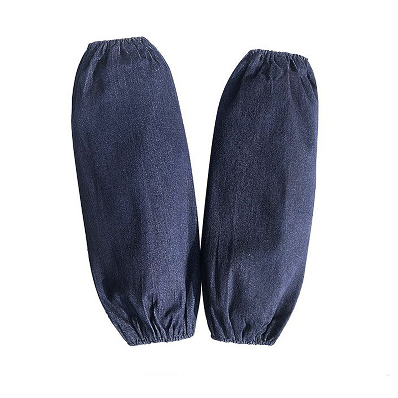 Denim oversleeves – bez rukava za zaštitu od zagađenja i dekontaminacije, moderan stil, jednofarbni uzorak, Shengda