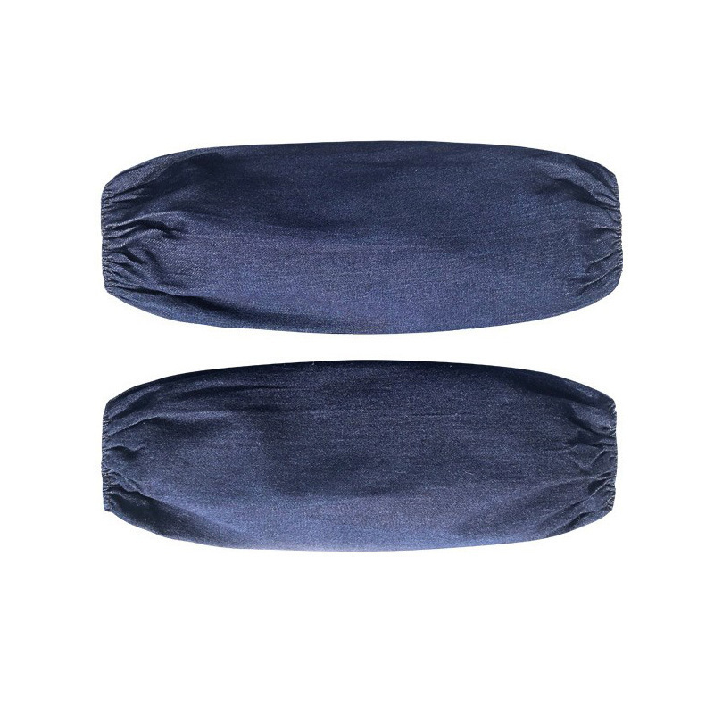 Denim oversleeves – bez rukava za zaštitu od zagađenja i dekontaminacije, moderan stil, jednofarbni uzorak, Shengda