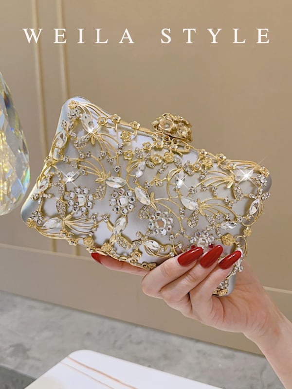 PU materijal večernja clutch torbica, poliester podstava, dizajn kuverte, pretinac za mobitel, horizontalni kvadratni oblik