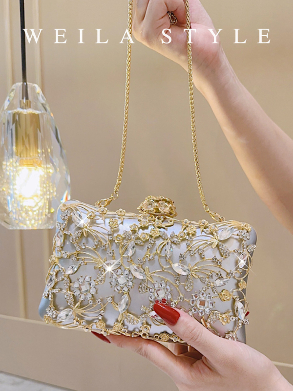 PU materijal večernja clutch torbica, poliester podstava, dizajn kuverte, pretinac za mobitel, horizontalni kvadratni oblik