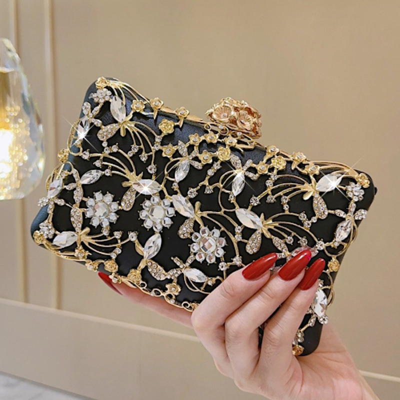 PU materijal večernja clutch torbica, poliester podstava, dizajn kuverte, pretinac za mobitel, horizontalni kvadratni oblik