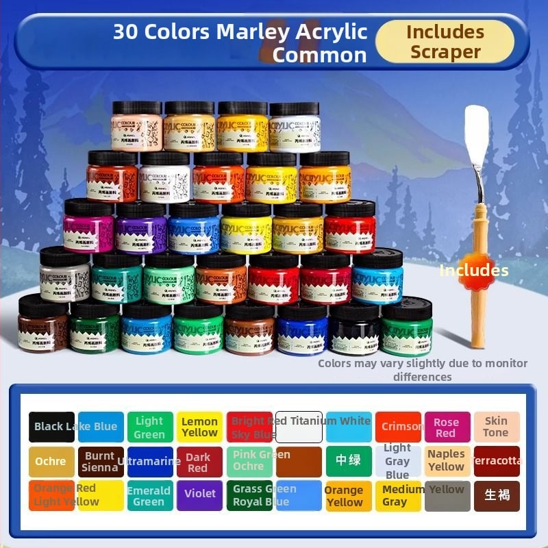 Акрилна боя Marley за акрилно рисуване (Марка: Marley; Материал: акрилна боя; Производител: Marley; Приложение: акрилно рисуване; Внос: Не)