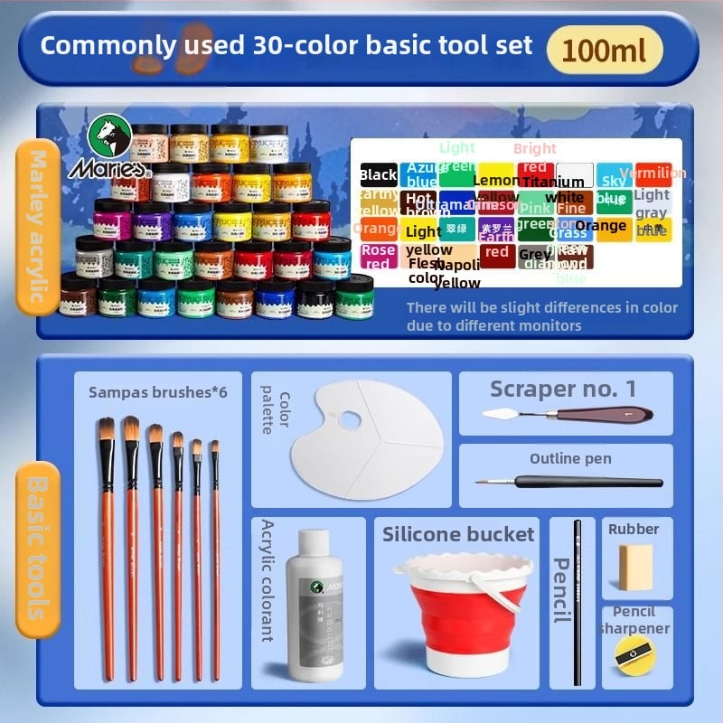 Акрилна боя Marley за акрилно рисуване (Марка: Marley; Материал: акрилна боя; Производител: Marley; Приложение: акрилно рисуване; Внос: Не)