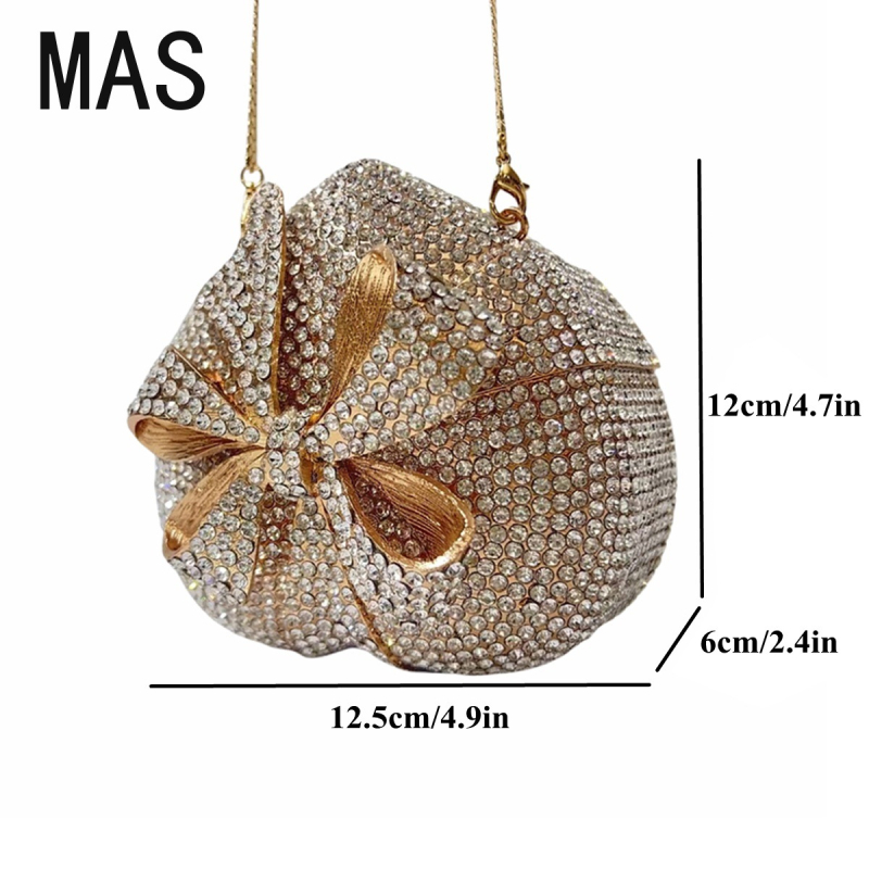 Mas PU box clutch s oblikom srca, magnetsko zatvaranje, box bag stil, proljeće 2025