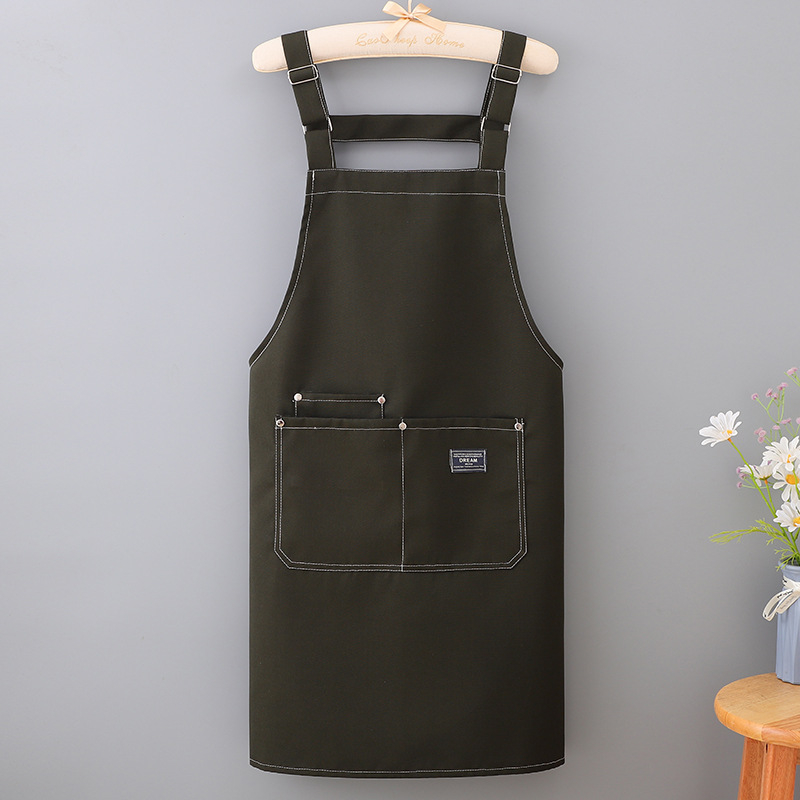 Pregača, bez rukava, platna, vodootporna, moderan minimalistički stil