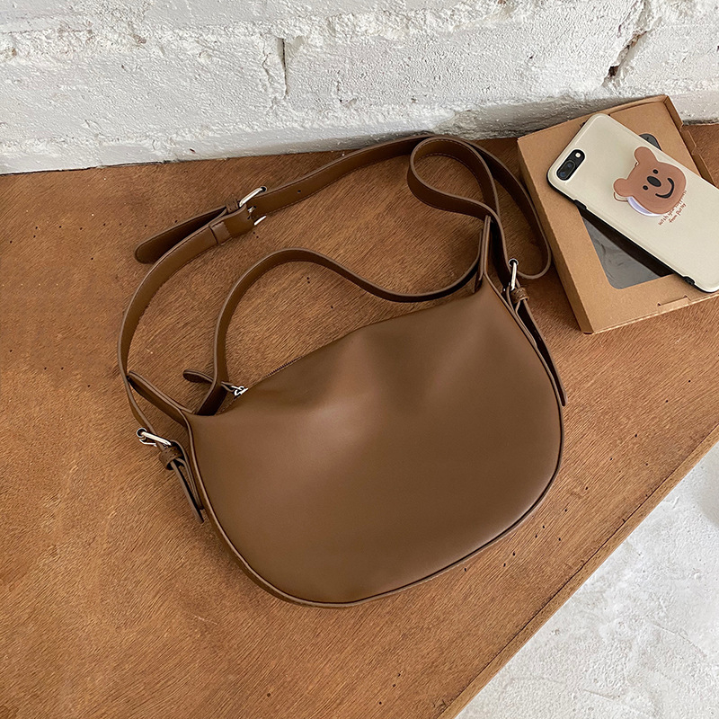 Saddle bag od PU materijala, gradski stil, zatvarač, DGOOSE