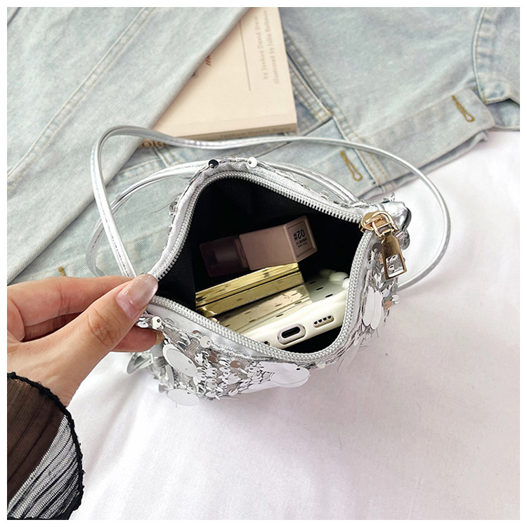 Youxuan Bucket torba u street stilu s PU podstavom, zatvarač, ID džep, jednostrana naramenica za crossbody, svakodnevna upotreba, ljeto 2025