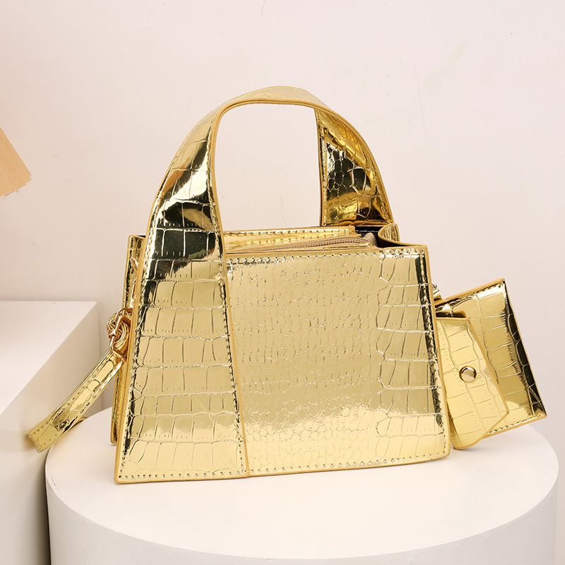 PU kvadratna crossbody torba u urbanom minimalističkom stilu, zatvarač, nylon podstava, džep za telefon