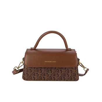 Crossbody torba PU materijal, urbanog jednostavnog stila, horizontni kvadratni oblik, otvaranje s poklopcem, unutarnji džepovi za mobitel i identifikacijsku karticu