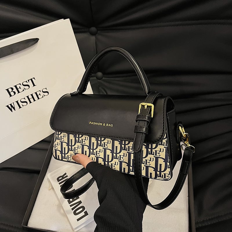 Crossbody torba PU materijal, urbanog jednostavnog stila, horizontni kvadratni oblik, otvaranje s poklopcem, unutarnji džepovi za mobitel i identifikacijsku karticu