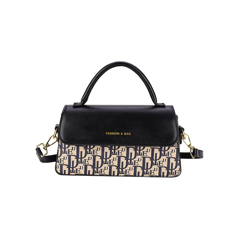 Crossbody torba PU materijal, urbanog jednostavnog stila, horizontni kvadratni oblik, otvaranje s poklopcem, unutarnji džepovi za mobitel i identifikacijsku karticu