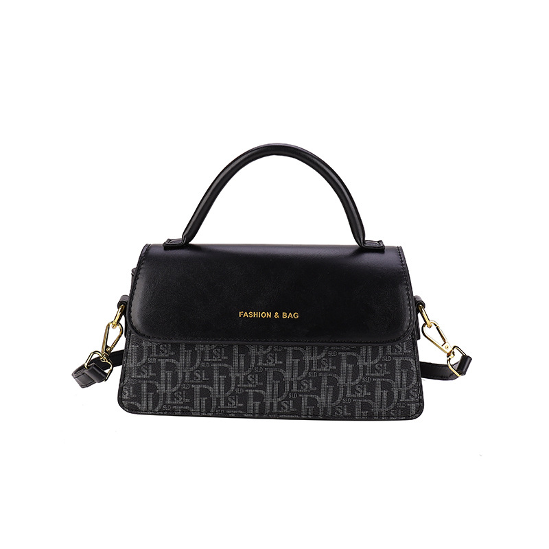 Crossbody torba PU materijal, urbanog jednostavnog stila, horizontni kvadratni oblik, otvaranje s poklopcem, unutarnji džepovi za mobitel i identifikacijsku karticu
