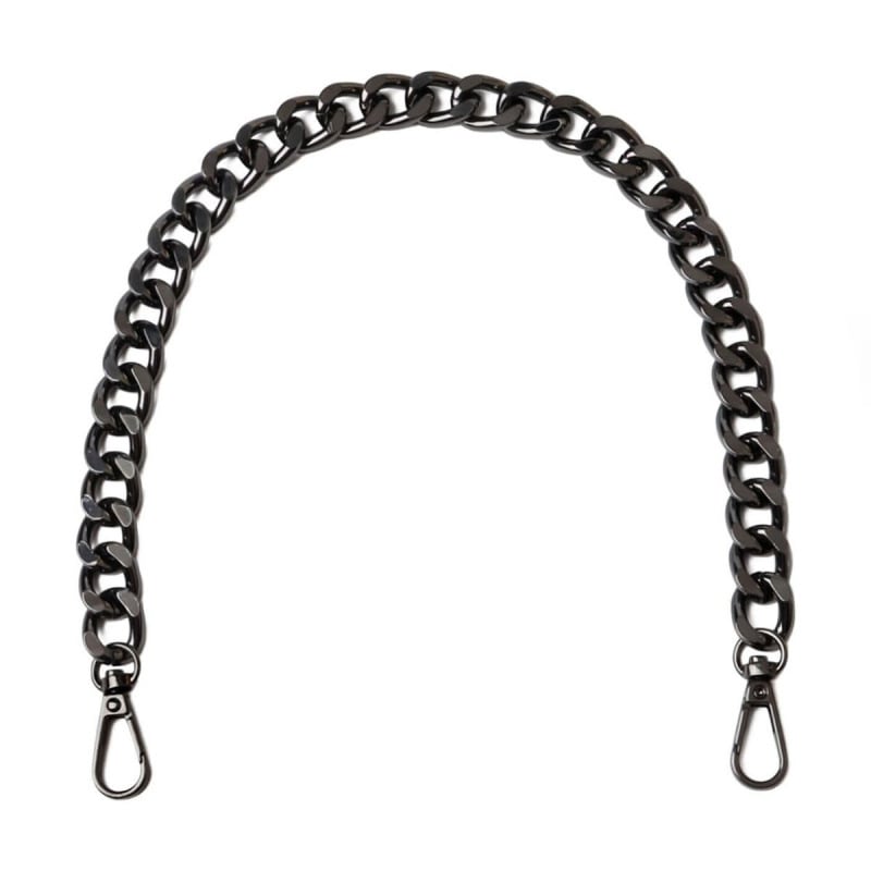 Reťazový ramenný popruh na tašky – odnímateľný, predlžovací reťaz, hliník, elektroplátovaný