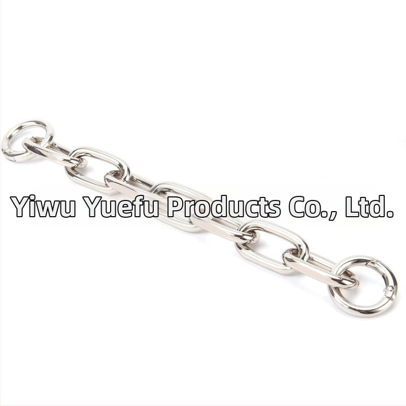 Reťazový ramenný popruh na tašky – odnímateľný, predlžovací reťaz, hliník, elektroplátovaný