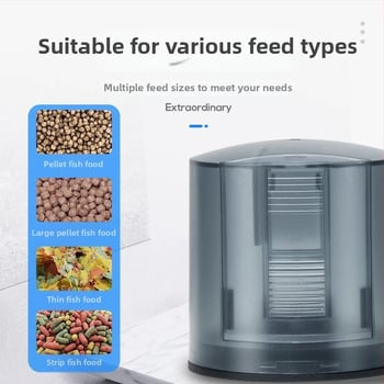 yee automata haltáp etető időzítővel, műanyag burkolat, nagy kapacitású akváriumhoz koi és aranyhalak számára