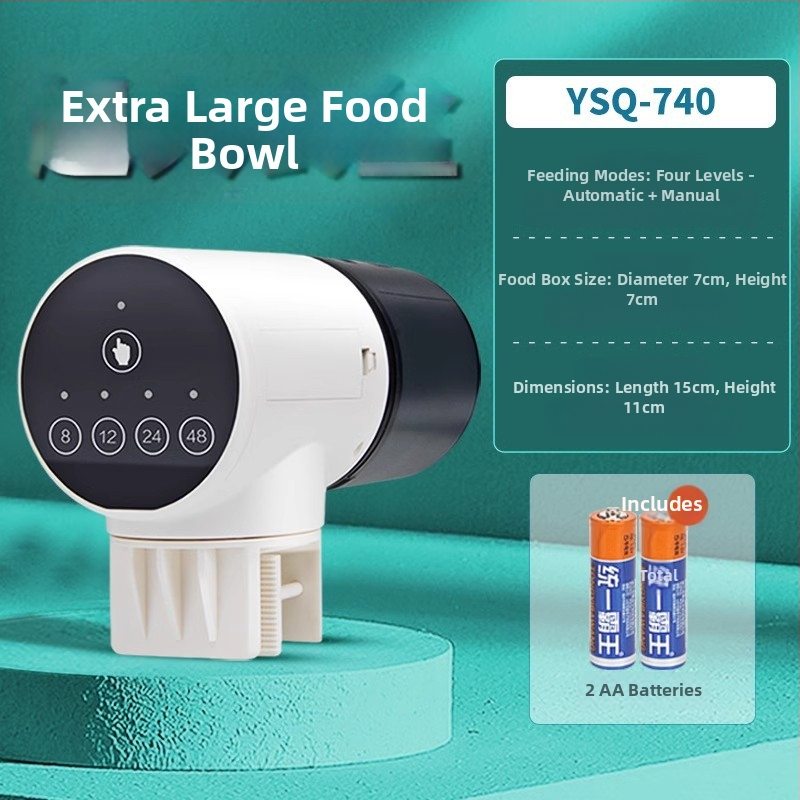 yee automata haltáp etető időzítővel, műanyag burkolat, nagy kapacitású akváriumhoz koi és aranyhalak számára