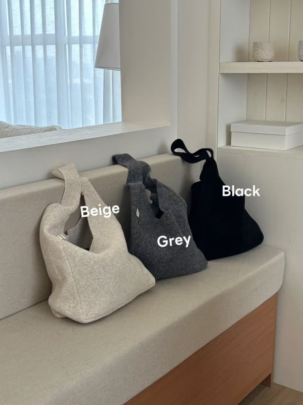 Tote torba, pleteni materijal, street-trend stil, horizontalni kvadratni oblik, podstava od poliestera