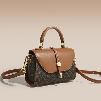 PU crossbody torba, horizontalni kvadratni oblik, magnetsko zatvaranje, unutarnji džep sa zipom i džep za mobitel, podstava od poliestera, brenda Challen/Caining
