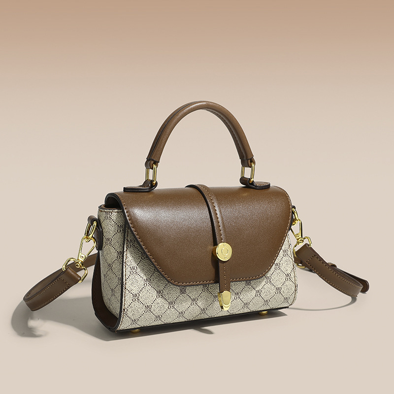 PU crossbody torba, horizontalni kvadratni oblik, magnetsko zatvaranje, unutarnji džep sa zipom i džep za mobitel, podstava od poliestera, brenda Challen/Caining