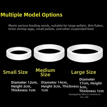 Akváriumi etetőgyűrű úszó etetővel (Anyag: Egyéb; Márka: Sheng bangrong; Alkalmas: Akvárium; Import: Nem; Dobozmennyiség: Egyéb)