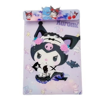 Plastový klipbord s jedným upínacím mechanizmom, dizajn kresleného psa, model TC-BJ-107, značka Tuo Chuang, hrúbka platne 2,1 mm