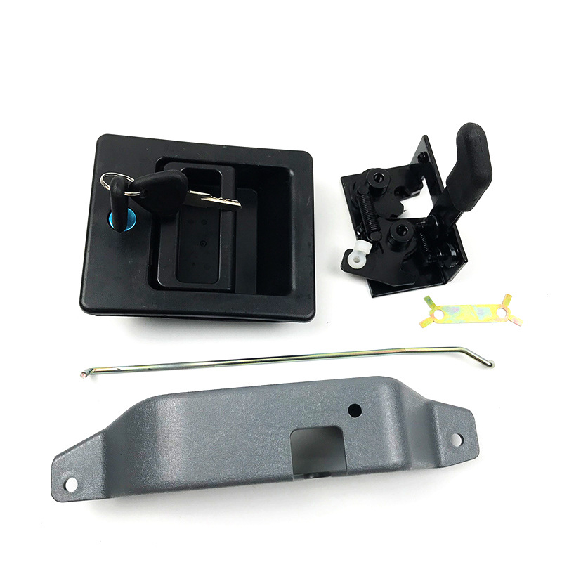 Κλειδαριά καμπίνας εκσκαφέα Volvo για EC210B/240B/290B/360B με εσωτερική και εξωτερική λαβή, ανοξείδωτο ατσάλι