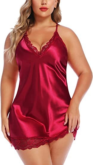 Saten čipkasta noćna haljina bez rukava s dubokim V izrezom, srednje gustoće tkanine 161–180 g/m2, ženske kućne pidžame