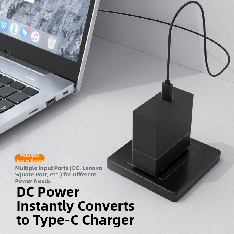 PD napájací adaptér: DC samica na USB-C samec, 100W, PD podpora 5/9/20V