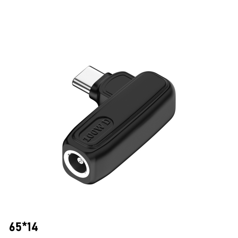 PD адаптер за захранване: DC женски към USB-C мъжки, 100W, PD поддръжка 5/9/20V