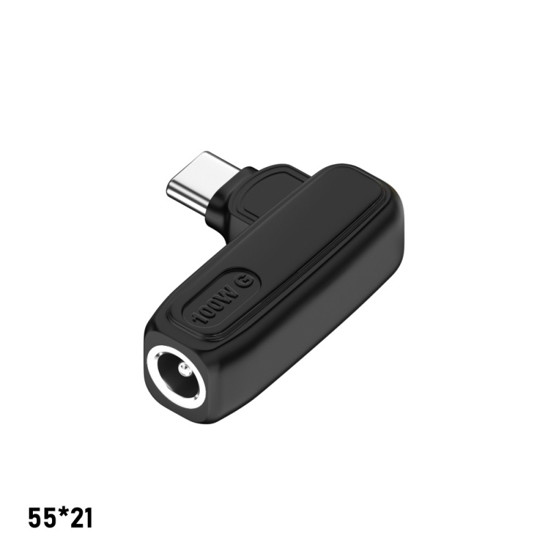 PD адаптер за захранване: DC женски към USB-C мъжки, 100W, PD поддръжка 5/9/20V