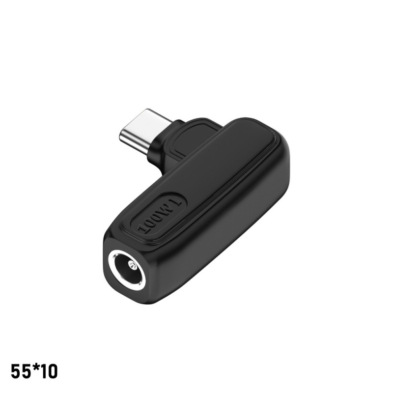 PD адаптер за захранване: DC женски към USB-C мъжки, 100W, PD поддръжка 5/9/20V