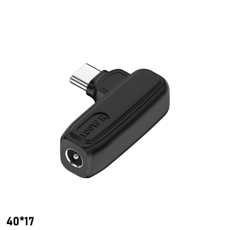 PD адаптер за захранване: DC женски към USB-C мъжки, 100W, PD поддръжка 5/9/20V