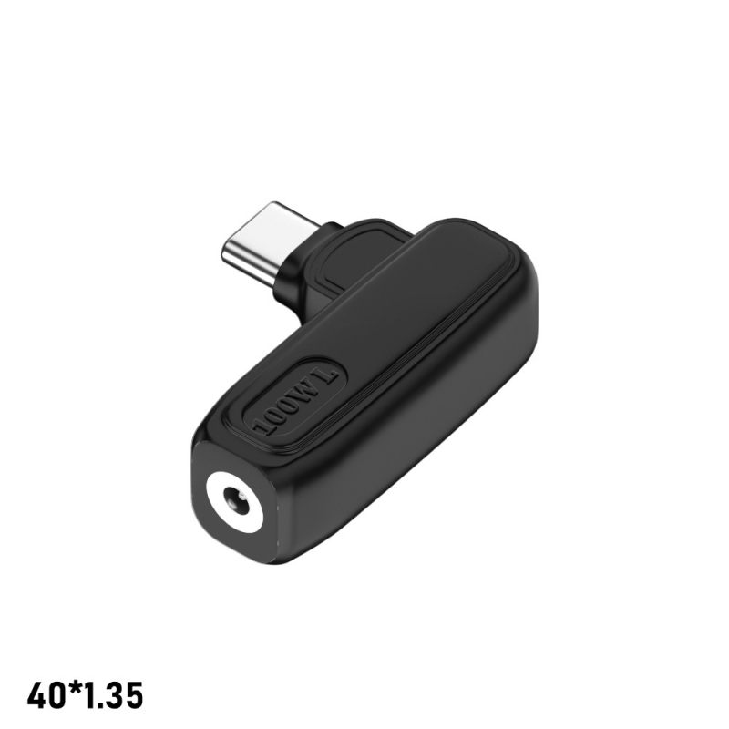 PD адаптер за захранване: DC женски към USB-C мъжки, 100W, PD поддръжка 5/9/20V