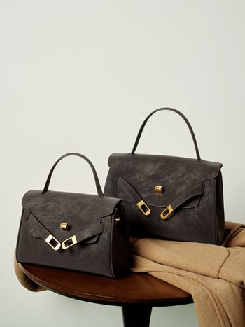 Meixishu Crossbody torba – Prava koža, koža drugog sloja, pravokutnog casual stila s kopčom, unutarnji džepovi: zip, džep za telefon, džep za dokumente, jedna naramenica, za svakodnevnu upotrebu, ljeto 2026