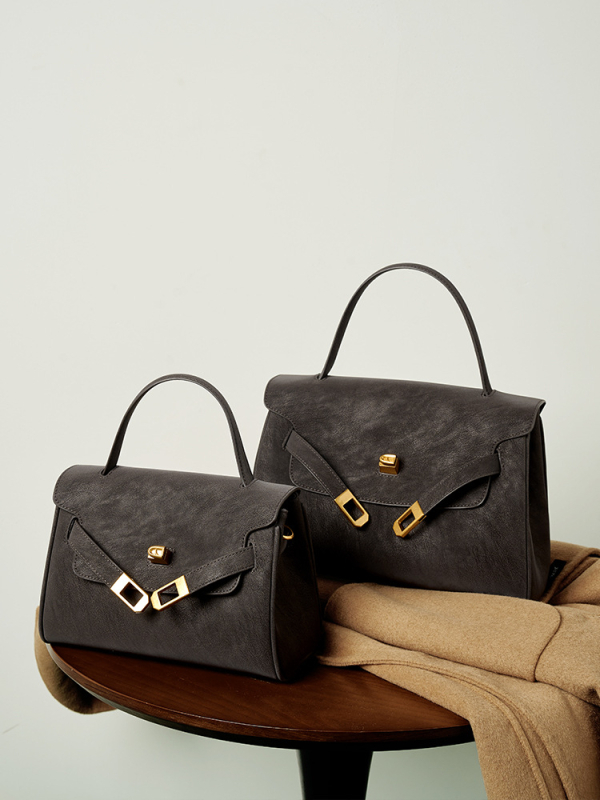 Meixishu Crossbody torba – Prava koža, koža drugog sloja, pravokutnog casual stila s kopčom, unutarnji džepovi: zip, džep za telefon, džep za dokumente, jedna naramenica, za svakodnevnu upotrebu, ljeto 2026