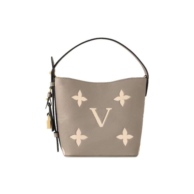 Torba bucket od prave kože s reljefom, magnetsko zatvaranje, podstava od platna, džep za telefon i dokumente, gradski stil preko ramena