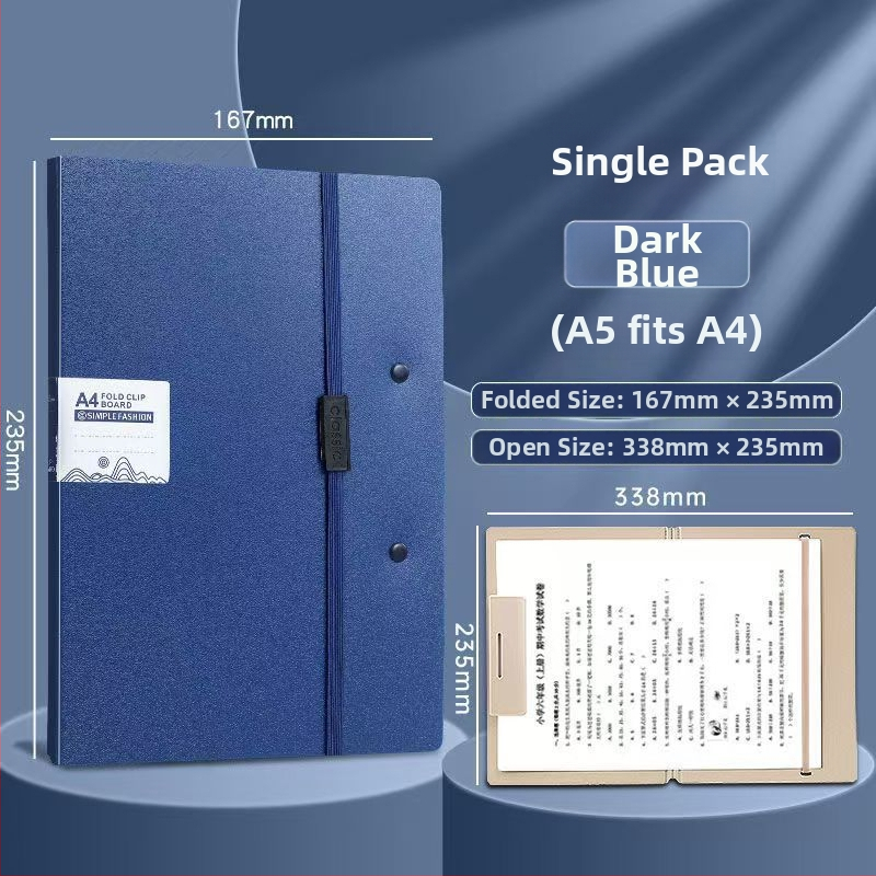 Műanyagból készült, egy klipezzel ellátott dokumentumtartó, függőleges elrendezésű, hátsó szélesség kb. 167 mm