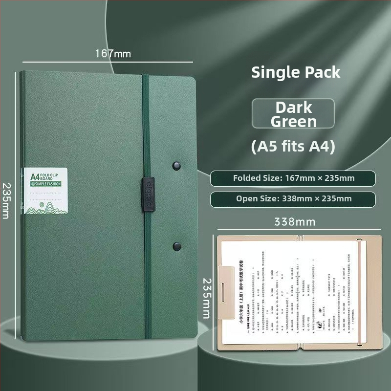 Műanyagból készült, egy klipezzel ellátott dokumentumtartó, függőleges elrendezésű, hátsó szélesség kb. 167 mm