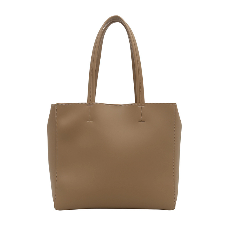 Ženska Tote torba s jednim remenom, PU materijal, velik kapacitet, magnetsko zatvaranje, unutarnji džepovi sa zatvaračem